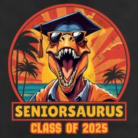 Seniorsaurus Senior Class Of 2025 Funny Dinosaur Graduation  Hat