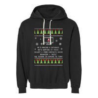 SQL Santa Claus Database Clause Developer Code DB Programmer  Garment-Dyed Fleece Hoodie