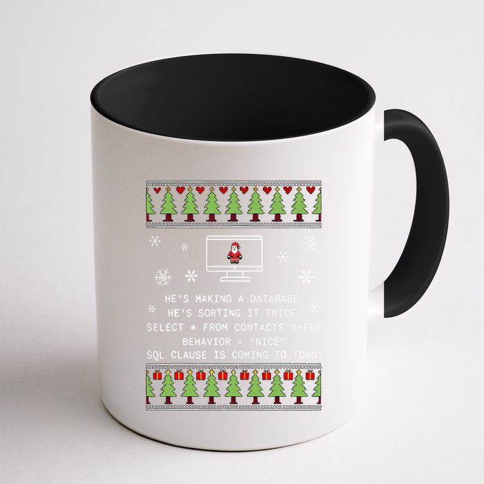 SQL Santa Claus Database Clause Developer Code DB Programmer  Mug
