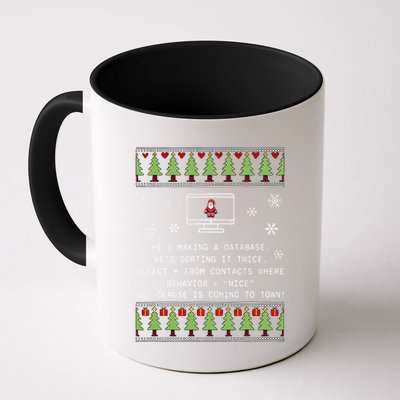 SQL Santa Claus Database Clause Developer Code DB Programmer  Mug