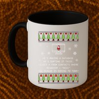 SQL Santa Claus Database Clause Developer Code DB Programmer  Mug
