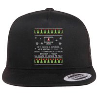 SQL Santa Claus Database Clause Developer Code DB Programmer  Flatbill Hat