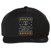SQL Santa Claus Database Clause Developer Code DB Programmer  Wool Snapback Cap
