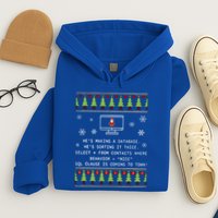 SQL Santa Claus Database Clause Developer Code DB Programmer  Hoodie