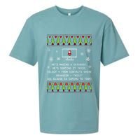 SQL Santa Claus Database Clause Developer Code DB Programmer  Sueded Cloud Jersey T-Shirt