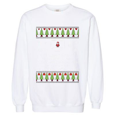 SQL Santa Claus Database Clause Developer Code DB Programmer  Garment-Dyed Sweatshirt