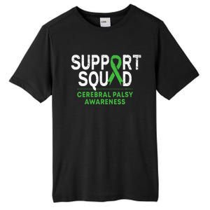 Support Squad Cerebral Palsy Awareness Month Cp Green Ribbon Tall Fusion ChromaSoft Performance T-Shirt