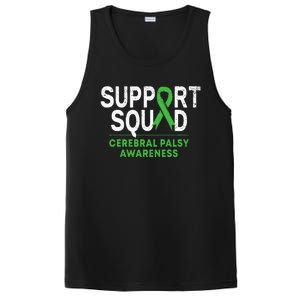 Support Squad Cerebral Palsy Awareness Month Cp Green Ribbon PosiCharge Competitor Tank