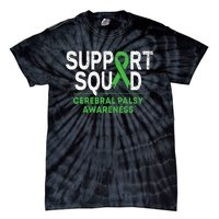 Support Squad Cerebral Palsy Awareness Month Cp Green Ribbon Tie-Dye T-Shirt