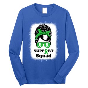 Support Squad Cerebral Palsy Awareness Afro Black Mom Meaningful Gift Long Sleeve Shirt