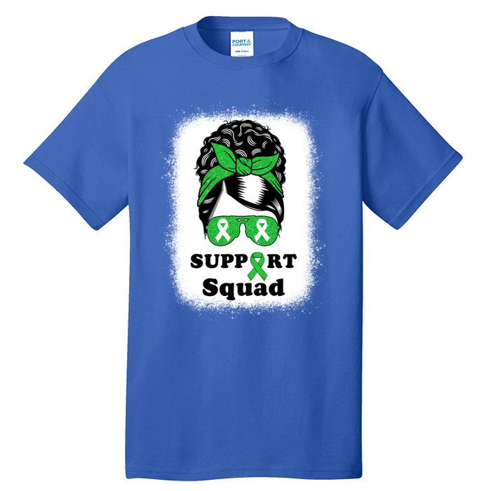 Support Squad Cerebral Palsy Awareness Afro Black Mom Meaningful Gift Tall T-Shirt