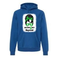 Support Squad Cerebral Palsy Awareness Afro Black Mom Meaningful Gift Premium Hoodie