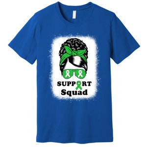 Support Squad Cerebral Palsy Awareness Afro Black Mom Meaningful Gift Premium T-Shirt