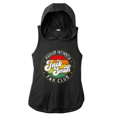 Support Special Counsel Mr Jack Smith Fan Club Retro Vintage Ladies PosiCharge Tri-Blend Wicking Draft Hoodie Tank