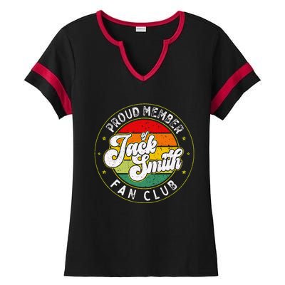 Support Special Counsel Mr Jack Smith Fan Club Retro Vintage Ladies Halftime Notch Neck Tee