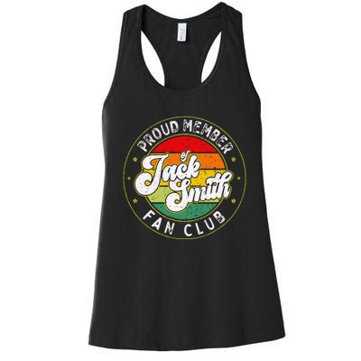 Support Special Counsel Mr Jack Smith Fan Club Retro Vintage Women's Racerback Tank