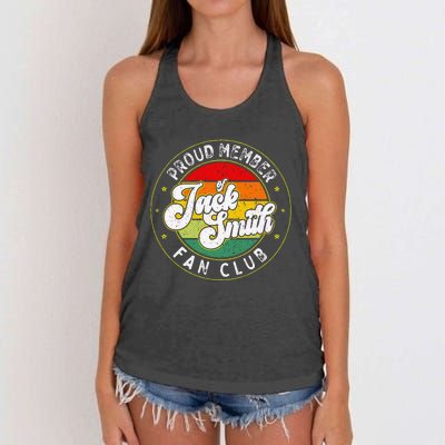 Support Special Counsel Mr Jack Smith Fan Club Retro Vintage Women's Knotted Racerback Tank