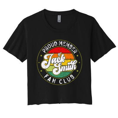 Support Special Counsel Mr Jack Smith Fan Club Retro Vintage Women's Crop Top Tee