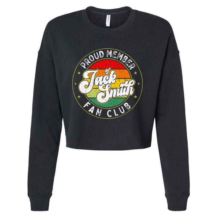 Support Special Counsel Mr Jack Smith Fan Club Retro Vintage Cropped Pullover Crew