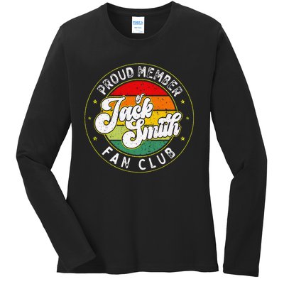 Support Special Counsel Mr Jack Smith Fan Club Retro Vintage Ladies Long Sleeve Shirt