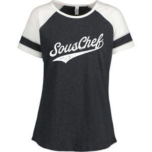 Souschef Sous Chef Gift Enza Ladies Jersey Colorblock Tee