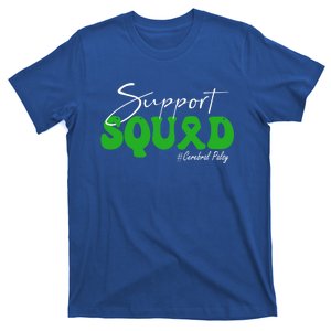 Support Squad Cerebral Palsy Awareness Green Ribbon Cute Gift T-Shirt