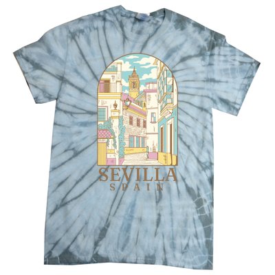 Sevilla Spain City Tie-Dye T-Shirt