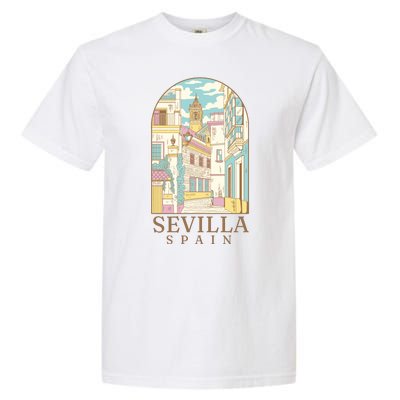 Sevilla Spain City Garment-Dyed Heavyweight T-Shirt