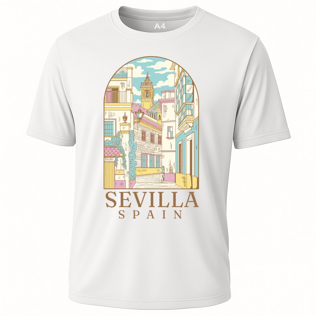 Sevilla Spain City Cooling Performance Crew T-Shirt