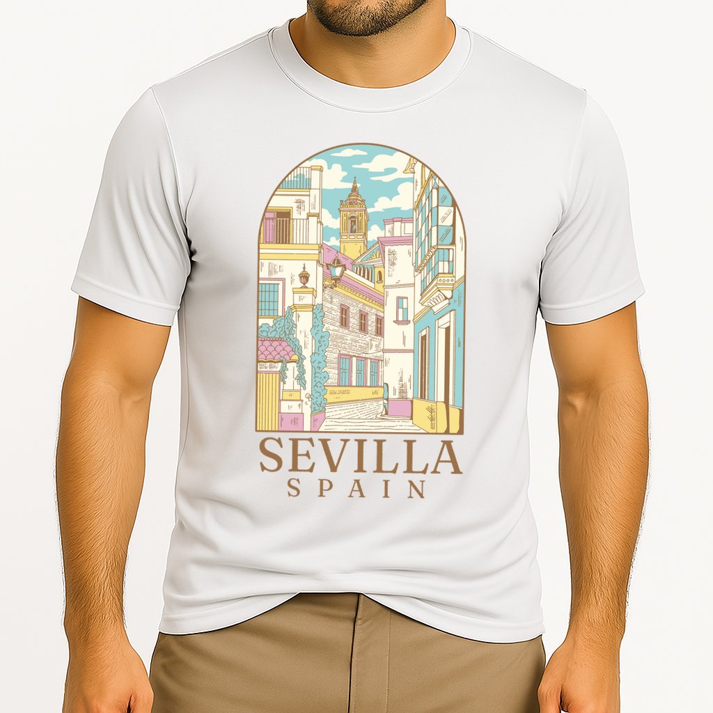 Sevilla Spain City Cooling Performance Crew T-Shirt
