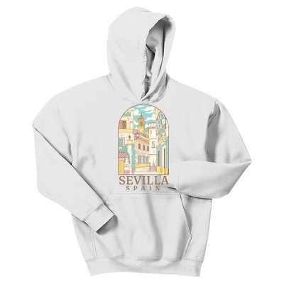 Sevilla Spain City Kids Hoodie