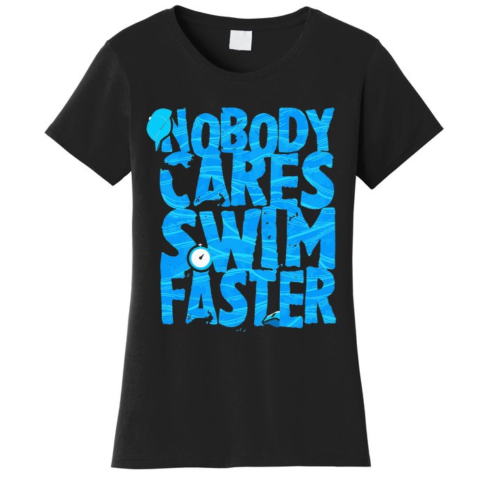 Swimming Sarcasm Coach Quote Swimmer Beach Lover Women's T-Shirt