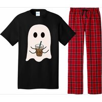 Spooky Season Cute Little Ghost Ice Coffee Halloween Costume Pajama Set