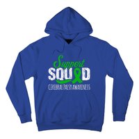 Support Squad Cerebral Palsy Awareness Green Ribbon Cute Gift Hoodie