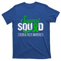 Support Squad Cerebral Palsy Awareness Green Ribbon Cute Gift T-Shirt