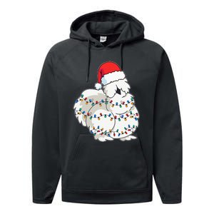 Silkie Silky Chicken Funny Christmas Performance Fleece Hoodie