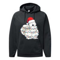 Silkie Silky Chicken Funny Christmas Performance Fleece Hoodie