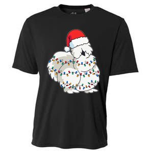 Silkie Silky Chicken Funny Christmas Cooling Performance Crew T-Shirt