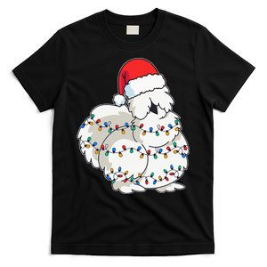 Silkie Silky Chicken Funny Christmas T-Shirt