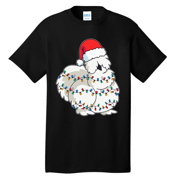 Silkie Silky Chicken Funny Christmas Tall T-Shirt