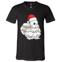 Silkie Silky Chicken Funny Christmas V-Neck T-Shirt