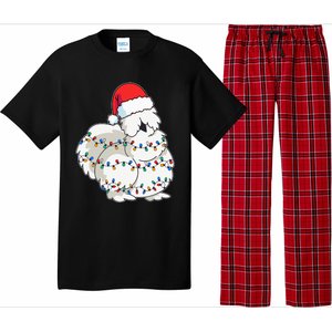 Silkie Silky Chicken Funny Christmas Pajama Set