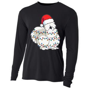 Silkie Silky Chicken Funny Christmas Cooling Performance Long Sleeve Crew