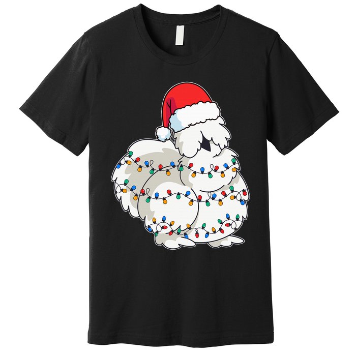 Silkie Silky Chicken Funny Christmas Premium T-Shirt