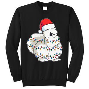 Silkie Silky Chicken Funny Christmas Tall Sweatshirt