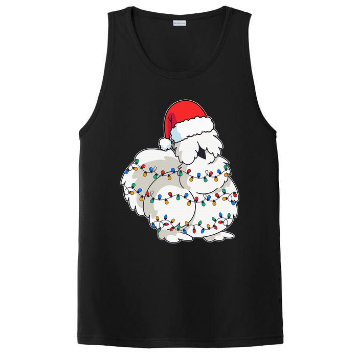 Silkie Silky Chicken Funny Christmas PosiCharge Competitor Tank