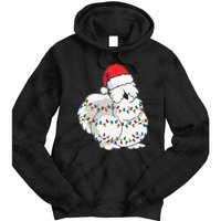 Silkie Silky Chicken Funny Christmas Tie Dye Hoodie