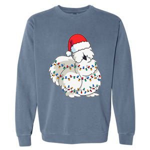 Silkie Silky Chicken Funny Christmas Garment-Dyed Sweatshirt