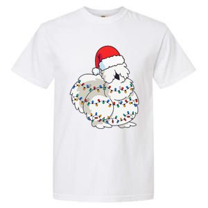 Silkie Silky Chicken Funny Christmas Garment-Dyed Heavyweight T-Shirt