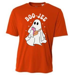 Spooky Season Cute Ghost Halloween Costume Boujee BooJee Cooling Performance Crew T-Shirt